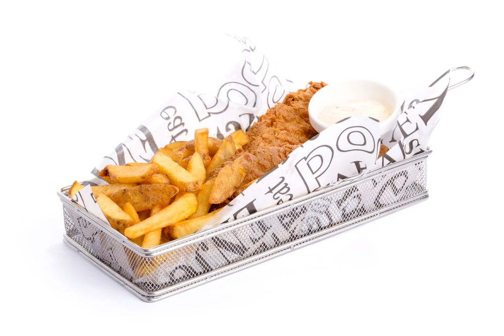 Mini cestelli per fritture HENDI - lunghezza 340 × larghezza 132 × altezza 100 mm | HE426456
