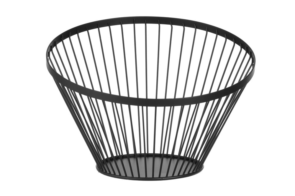 Cestino per frutta rotondo nero HENDI - Ø 300 mm | HE427071