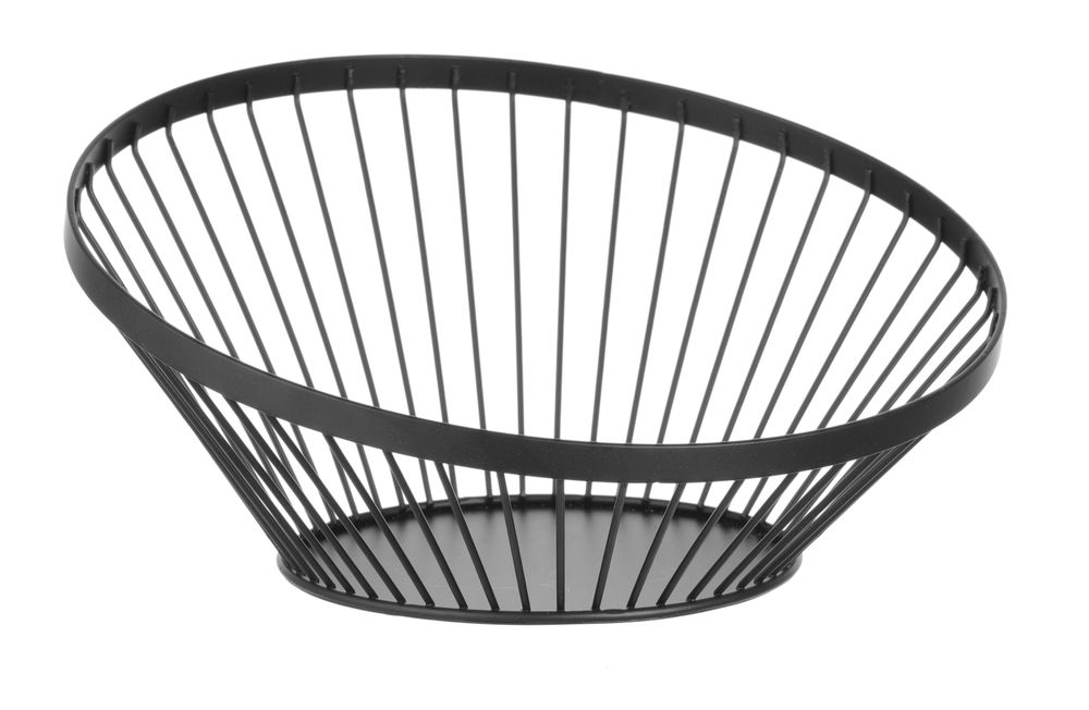 Cestino per frutta rotondo nero HENDI - Ø 280 mm | HE427088