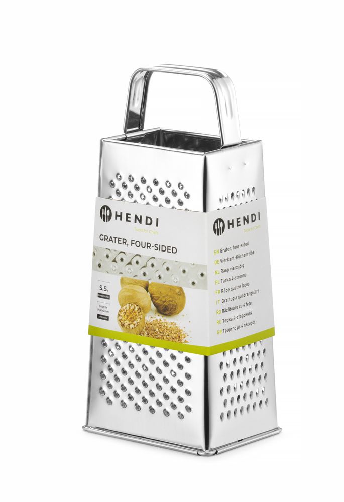 Grattugia quadrangolare HENDI - lunghezza 106 × larghezza 82 × altezza 235 mm | HE443002