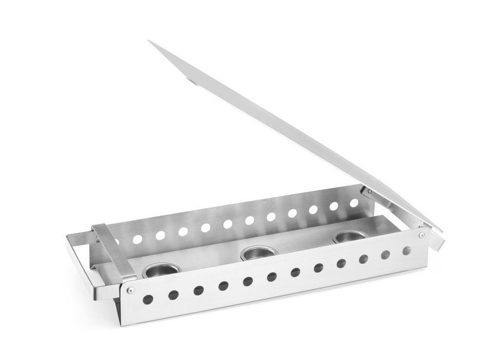 Scaldapiatti con 3 portacandele HENDI - lunghezza 180 × larghezza 490 × altezza 70 mm | HE463109