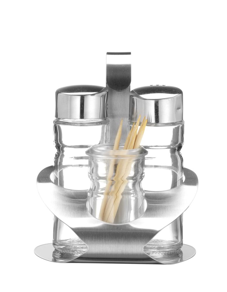 Set per condimenti HENDI - lunghezza 82 × larghezza 92 × altezza 115 mm | HE465325