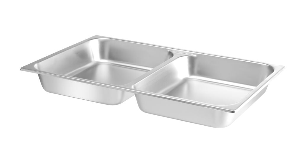 Teglia GN1 / 1 con 2 scomparti HENDI - lunghezza 324 × larghezza 530 × altezza 65 mm | HE470190