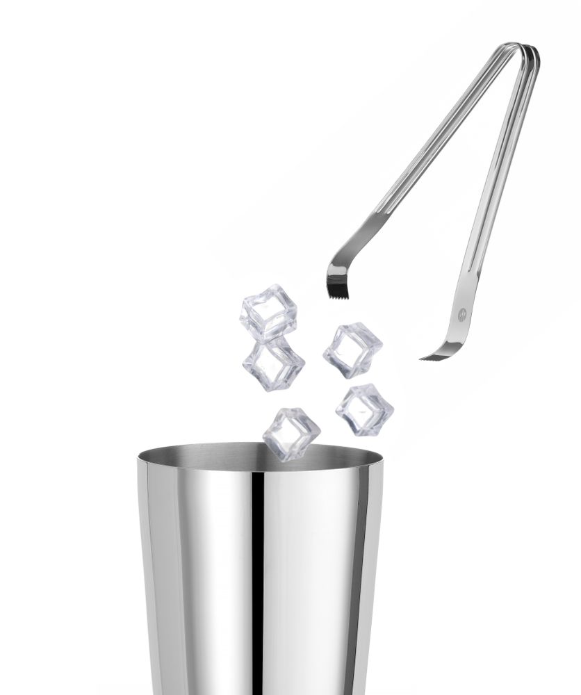 Pinze per cubetti di ghiaccio BarUp - lunghezza 18 × larghezza 95 × altezza 180 mm | HE523520