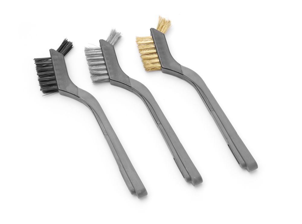 Set di spazzole metalliche strette - 3 pezzi HENDI - lunghezza 220 × larghezza 22 × altezza 40 mm | HE525531