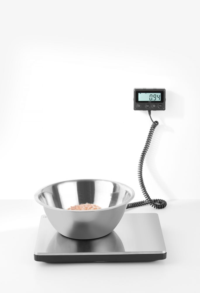 Bilancia digitale fino a 200 kg HENDI - lunghezza 285 × larghezza 298 × altezza 36 mm | HE580462