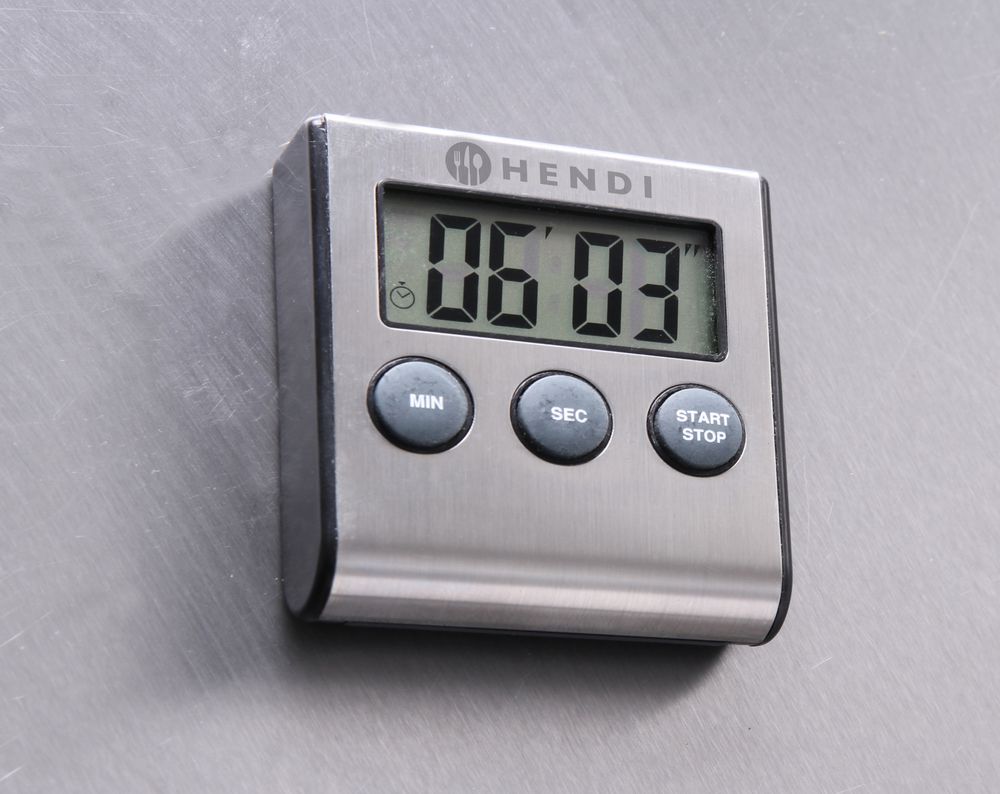Timer digitale da cucina HENDI - lunghezza 72 × larghezza 64 × altezza 22 mm | HE582022