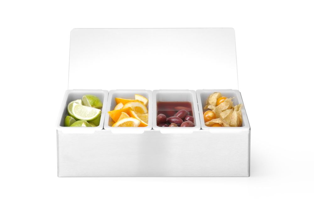 Portacondimenti BarUp - lunghezza 150 × larghezza 380 × altezza 90 mm | HE552100