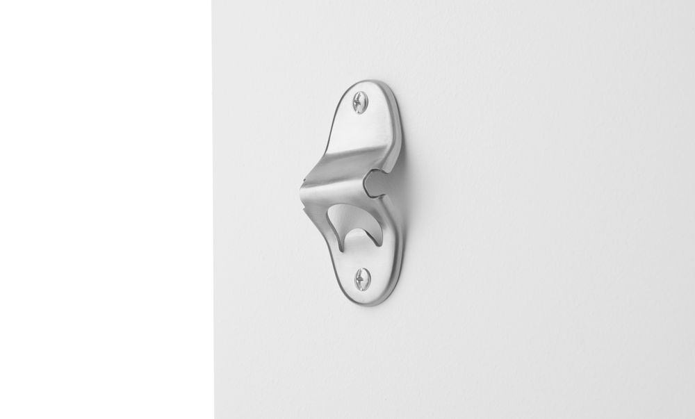 Apribottiglie montato a parete BarUp - lunghezza 98 × larghezza 51 × altezza 21 mm | HE596883