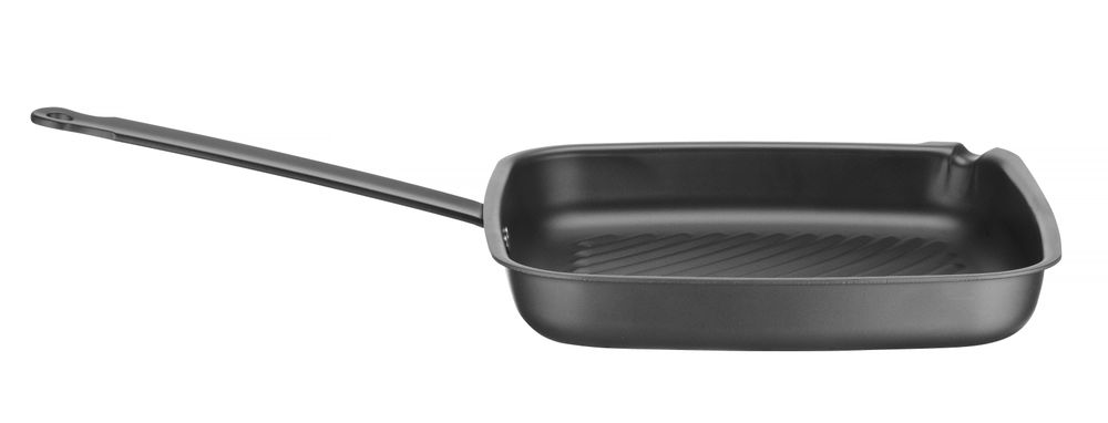 Padella per grigliate, quadrata HENDI - lunghezza 478 × larghezza 282 × altezza 76 mm | HE627983