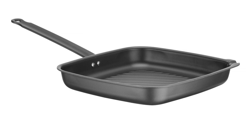 Padella per grigliate, quadrata HENDI - lunghezza 478 × larghezza 282 × altezza 76 mm | HE627983