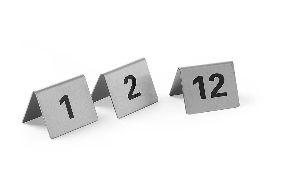 Targhette numerazione tavoli HENDI - lunghezza 37 × larghezza 600 × altezza 35 mm | HE663882