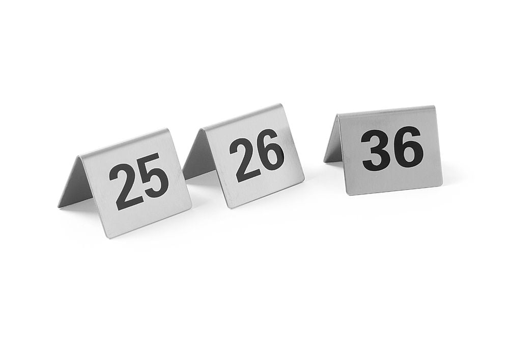 Targhette numerazione tavoli HENDI - lunghezza 37 × larghezza 600 × altezza 35 mm | HE663882