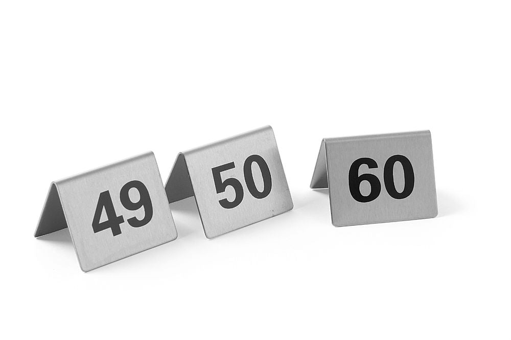 Targhette numerazione tavoli HENDI - lunghezza 37 × larghezza 600 × altezza 35 mm | HE663882