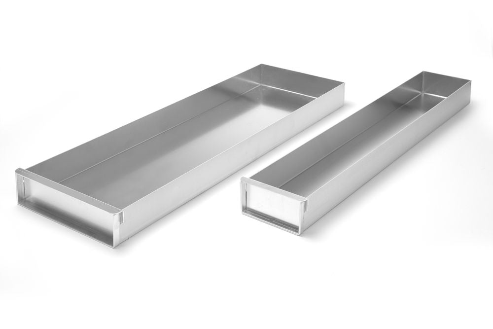 Vassoio da forno con pannello laterale rimovibile HENDI - lunghezza 582 × larghezza 110 × altezza 55 mm | HE689851