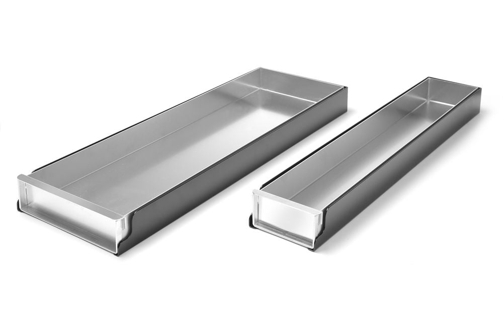Vassoio da forno con pannello laterale rimovibile HENDI - lunghezza 582 × larghezza 110 × altezza 55 mm | HE689851
