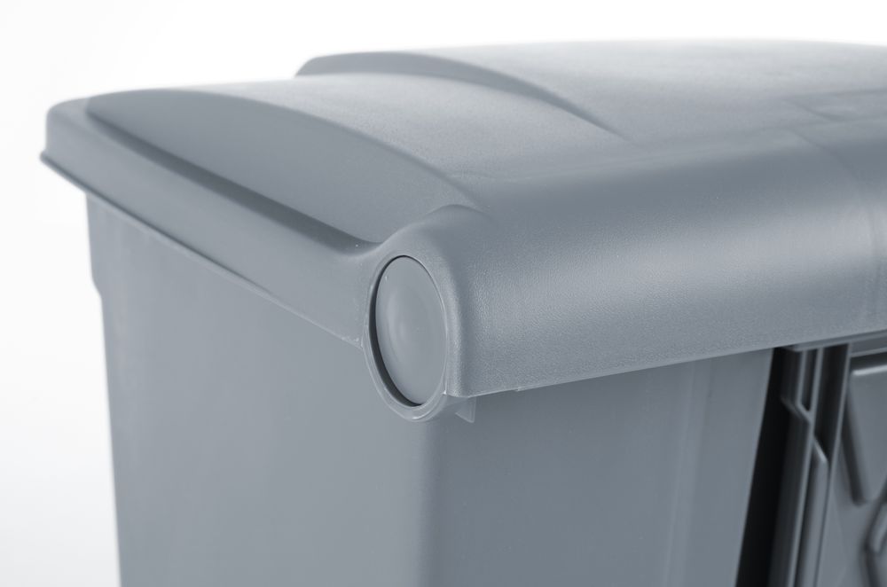 Contenitore con apertura a pedale AmerBox - lunghezza 410 × larghezza 495 × altezza 660 mm | HE691151