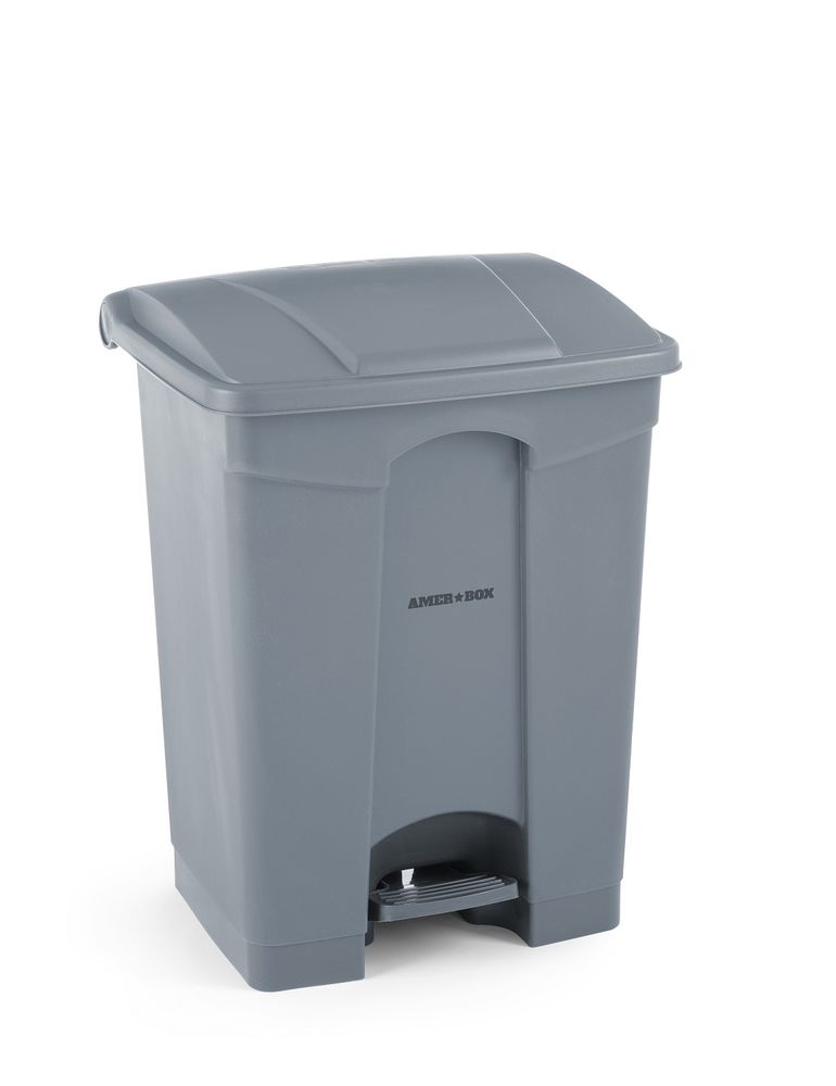 Contenitore con apertura a pedale AmerBox - lunghezza 410 × larghezza 495 × altezza 660 mm | HE691151