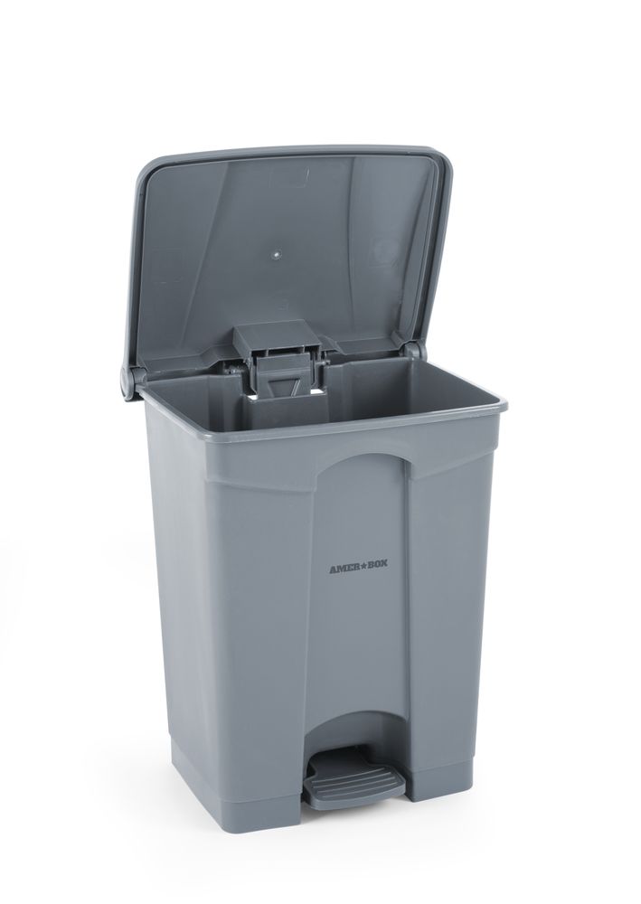 Contenitore con apertura a pedale AmerBox - lunghezza 410 × larghezza 495 × altezza 660 mm | HE691151