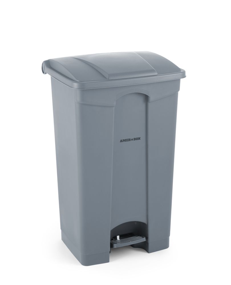 Contenitore con apertura a pedale AmerBox - lunghezza 405 × larghezza 500 × altezza 820 mm | HE691168