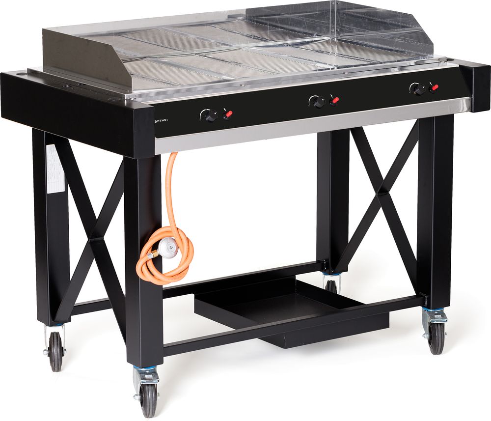 Barbecue a gas Atlanta HENDI - lunghezza 805 × larghezza 1225 × altezza 1070 mm | HE700105