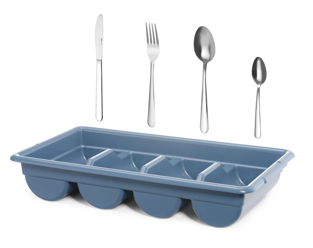 Set di posate con vassoio HENDI - lunghezza 300 × larghezza 525 × altezza 92 mm | HE766194