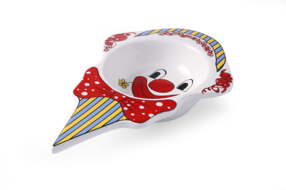 Piattino per gelato Clown HENDI - lunghezza 222 × larghezza 143 × altezza 34 mm | HE786239