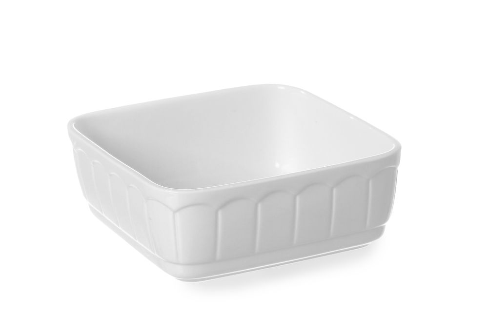 Terrina quadrata Rustica HENDI - lunghezza 165 × larghezza 165 × altezza 63 mm | HE786352