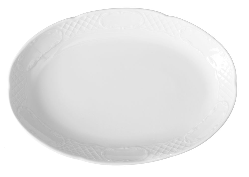 Piatto ovale HENDI - lunghezza 223 × larghezza 319 × altezza 38 mm | HE787076