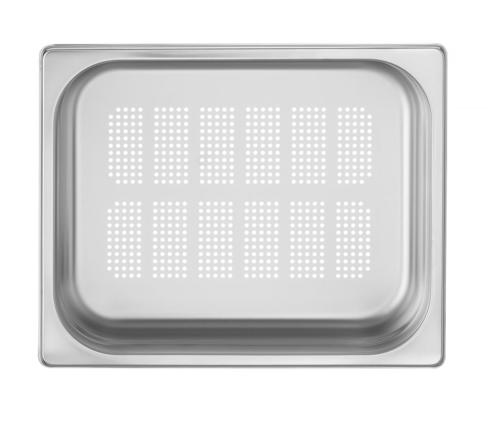 Contenitore GN 1/2 perforato HENDI - lunghezza 264 × larghezza 324 × altezza 66 mm | HE802434
