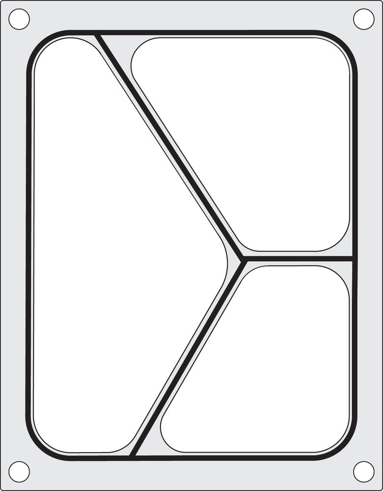 Matrice sigillante per vaschette HENDI - lunghezza 249 × larghezza 195 × altezza 15 mm | HE805626