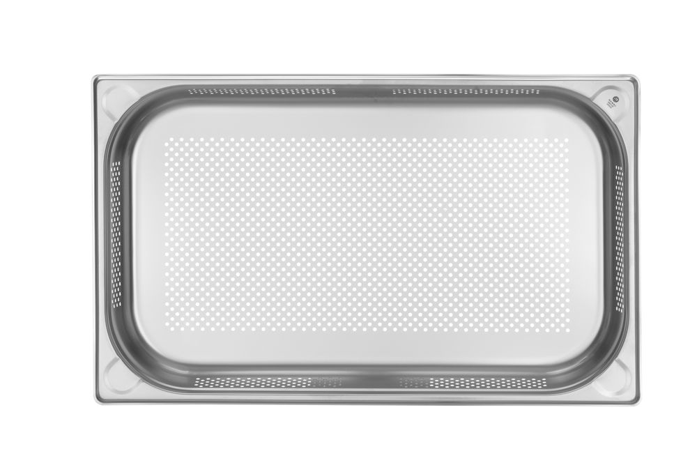 Contenitore GN 1/1 perforato HENDI - lunghezza 530 × larghezza 325 × altezza 64 mm | HE807125
