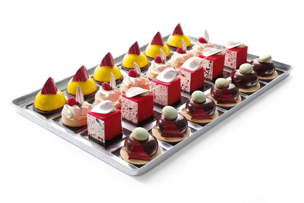 Vassoio espositore per dolci HENDI - lunghezza 400 × larghezza 600 × altezza 21 mm | HE808511
