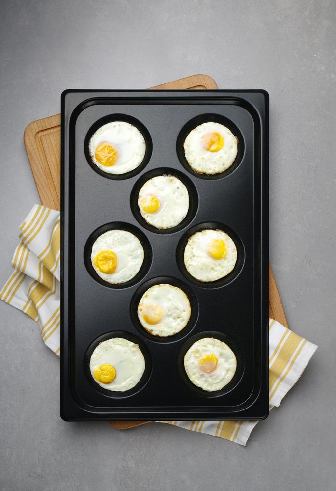 Vassoio con rivestimento antiaderente CONVECTOMAT EGGPLATE HENDI - GN GN 1/1 | HE808856
