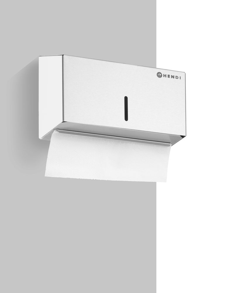 Distributore di asciugamani di carta, con serratura HENDI - lunghezza 124 × larghezza 258 × altezza 180 mm | HE809778