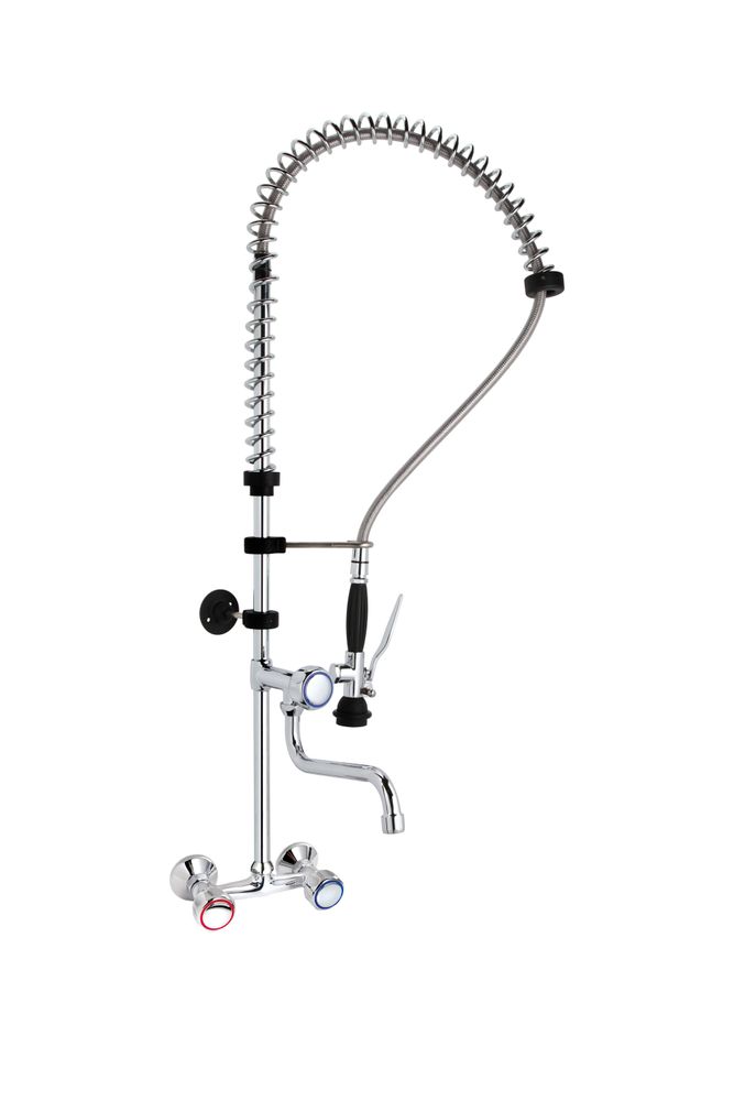Rubinetto di risciacquo, montato a parete HENDI - lunghezza 500 × larghezza 200 × altezza 1610 mm | HE810293