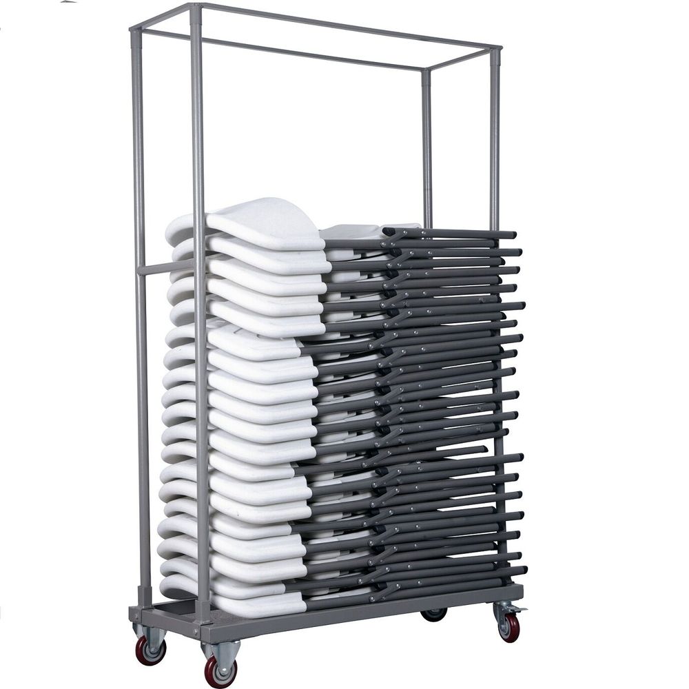 Carrello per sedie AmerBox - lunghezza 494 × larghezza 1150 × altezza 1900 mm | HE811054