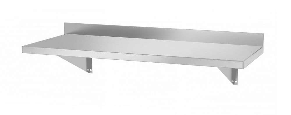Ripiano a parete, con 2 staffe HENDI - lunghezza 300 × larghezza 801 × altezza 219 mm | HE816486
