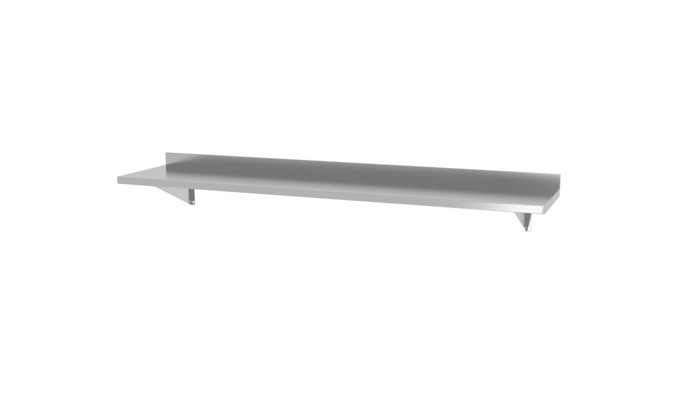 Ripiano a parete, con 2 staffe HENDI - lunghezza 300 × larghezza 801 × altezza 219 mm | HE816486
