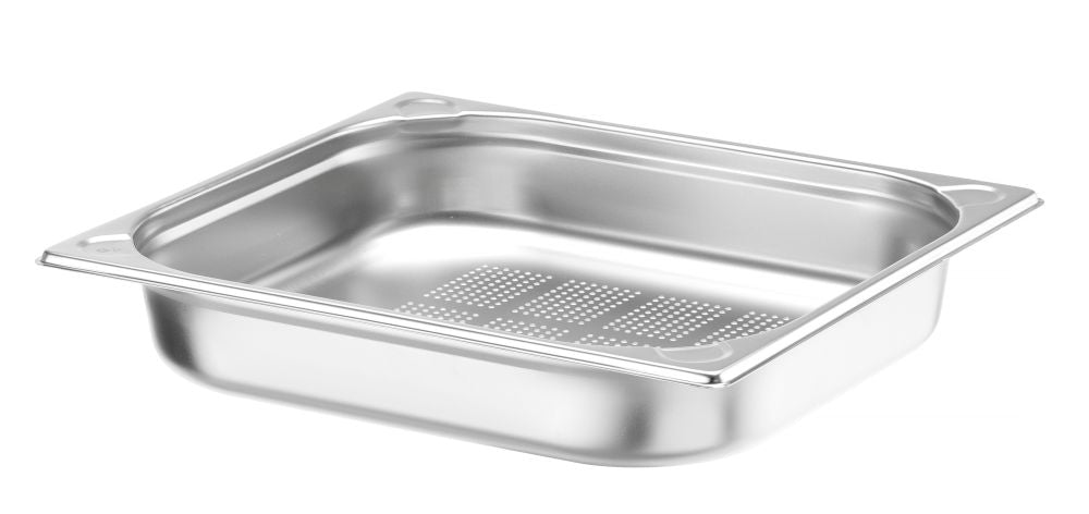 Contenitore GN 2/3, perforato HENDI - lunghezza 354 × larghezza 325 × altezza 146 mm | HE818077
