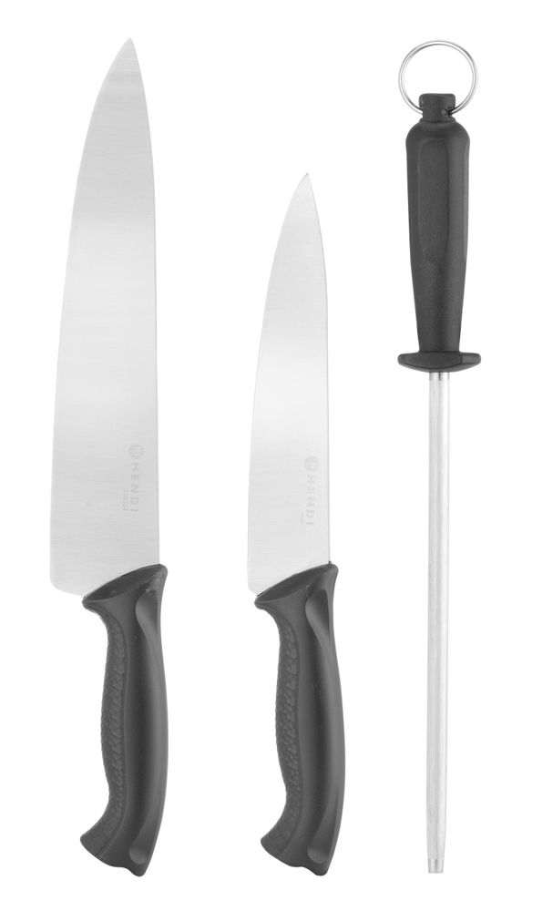 Set di coltelli, 3 pezzi HENDI - lunghezza 380 × larghezza 90 × altezza 55 mm | HE842683