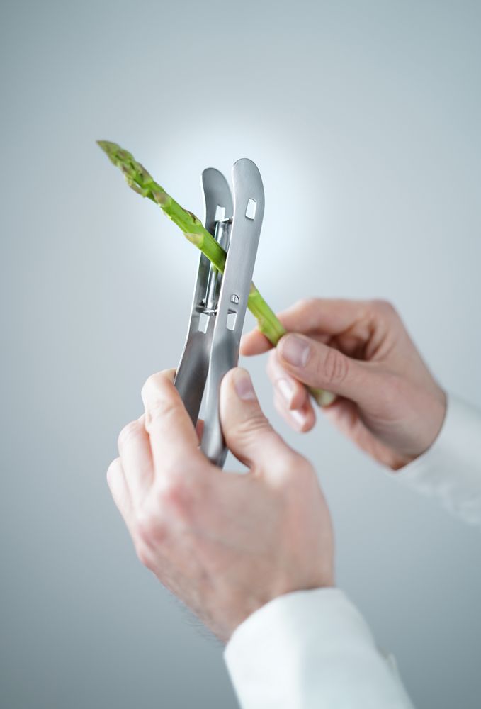 Pela-asparagi HENDI - lunghezza 200 × larghezza 65 × altezza 30 mm | HE856406