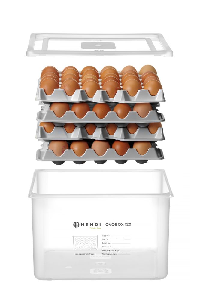 Contenitore per uova OVOBOX 120 HENDI - GN GN 2/3 | HE870785