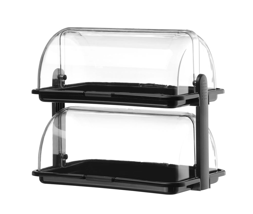 Display con coperchio a rullo HENDI - lunghezza 264 × larghezza 384 × altezza 368 mm | HE871614