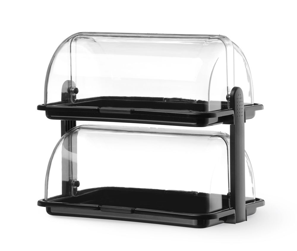 Display con coperchio a rullo HENDI - lunghezza 264 × larghezza 384 × altezza 368 mm | HE871614