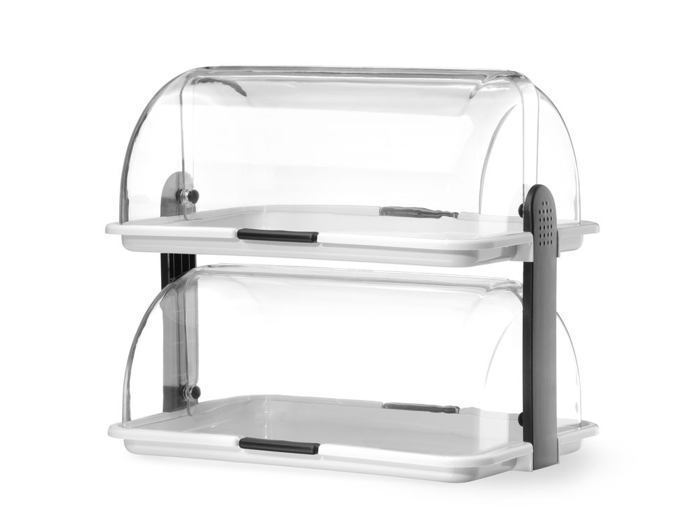 Display con coperchio a rullo HENDI - lunghezza 310 × larghezza 465 × altezza 421 mm | HE871713