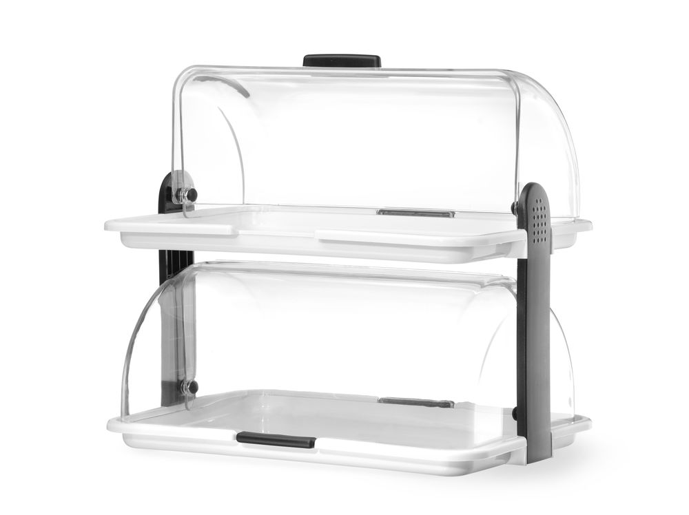 Display con coperchio a rullo HENDI - lunghezza 310 × larghezza 465 × altezza 421 mm | HE871713
