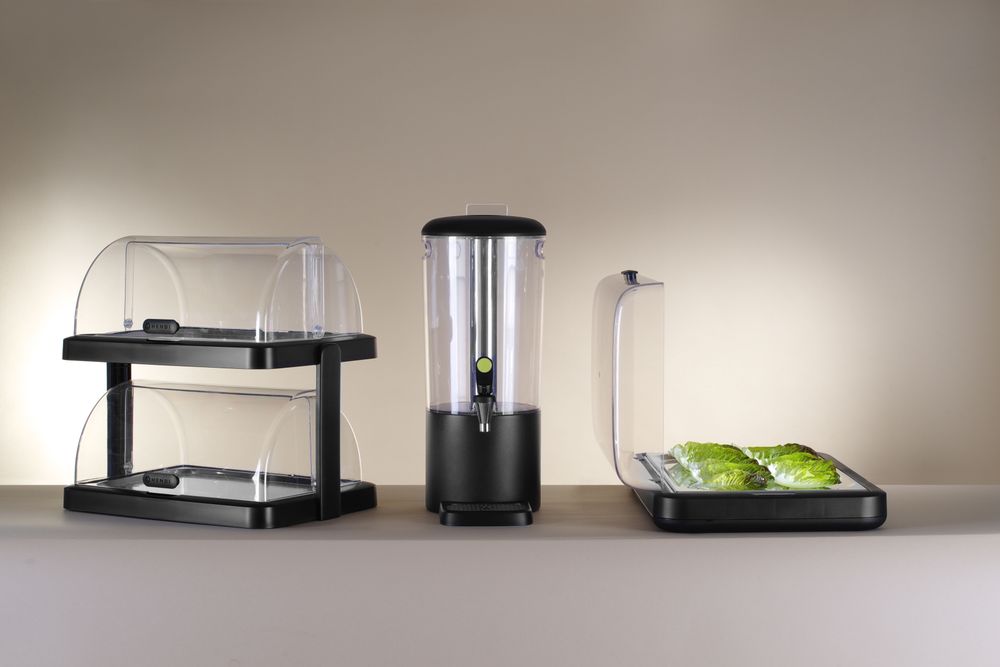 Display di raffreddamento Roll-top Duo UNIQ HENDI - lunghezza 358 × larghezza 458 × altezza 475 mm | HE871812