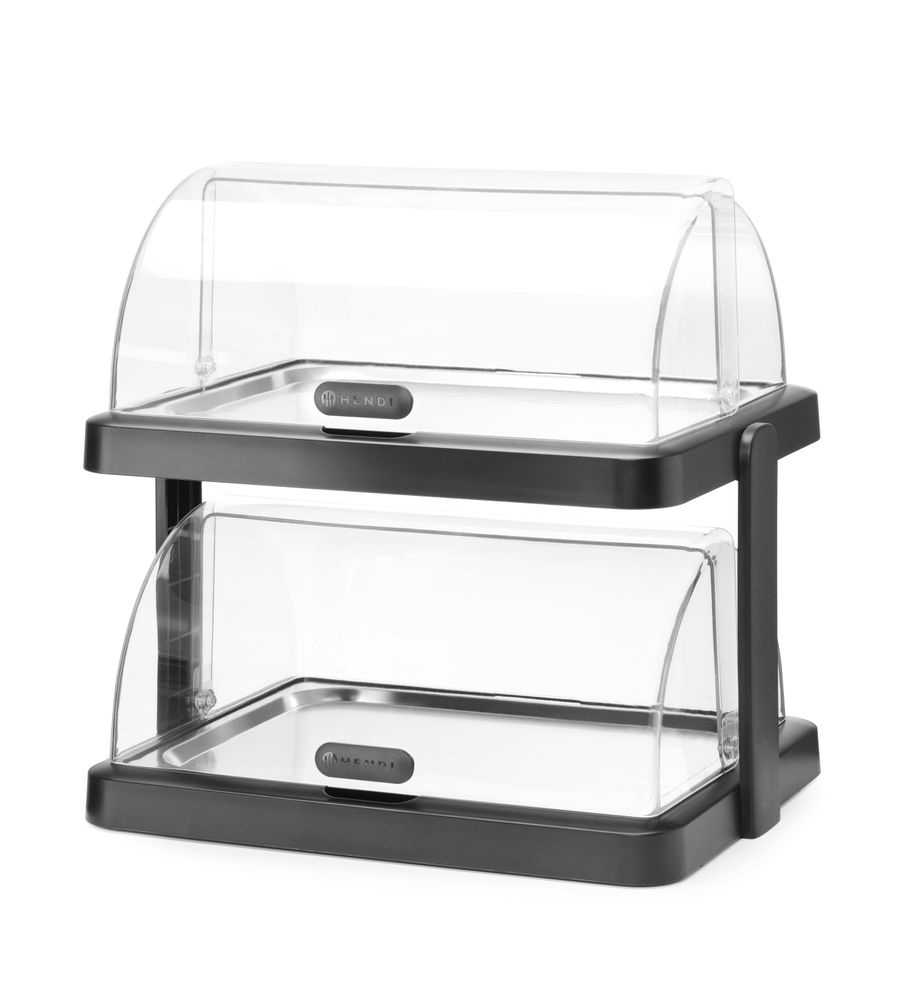 Display di raffreddamento Roll-top Duo UNIQ HENDI - lunghezza 358 × larghezza 458 × altezza 475 mm | HE871812
