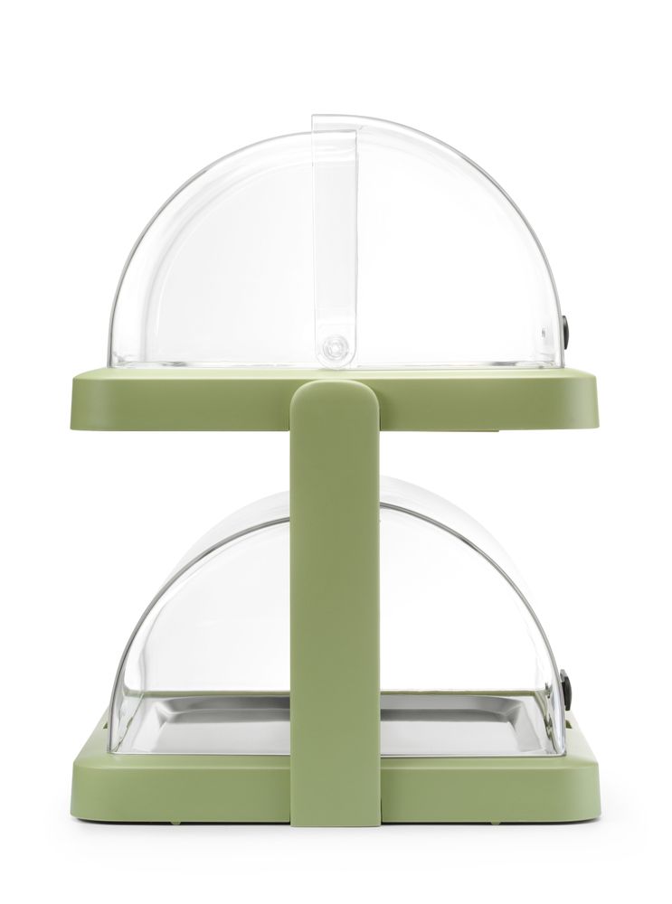 Display di raffreddamento Roll-top Duo UNIQ HENDI - lunghezza 358 × larghezza 458 × altezza 475 mm | HE871973